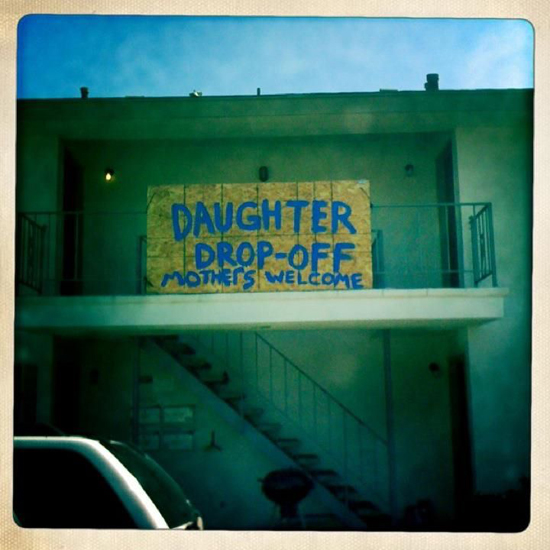 daughter drop off